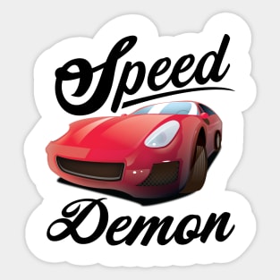 Speed Demon Sticker